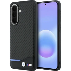 Etui BMW M Carbon Leather do Galaxy A37 5G, czarne