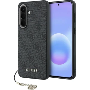 Etui Guess Charms Collection do Galaxy A37 5G, czarne ze złotą zawieszką
