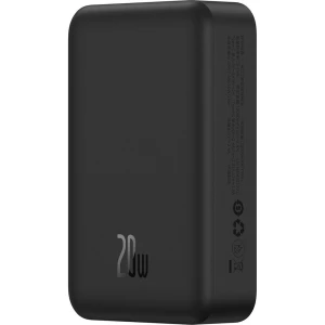 Powerbank indukcyjny Baseus EnerFill FM41 do MagSafe, 15W, 1x USB-C, 20W, 20000mAh + kabel USB-C, czarny