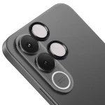 Szkło na aparat Bizon Glass Snap Lens do Vivo V70 FE 5G, 1 zestaw, czarna ramka
