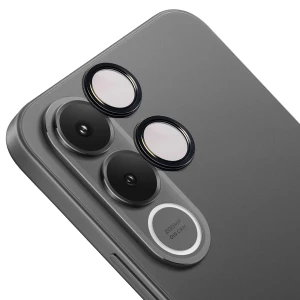 Szkło na aparat Bizon Glass Snap Lens do Vivo V70 FE 5G, 1 zestaw, czarna ramka