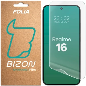 Folia hydrożelowa na ekran Bizon Film Hydrogel Front do Realme 16 5G, 1 sztuka