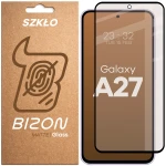 Matowe szkło hartowane Bizon Glass Matte do Galaxy A27 5G, czarna ramka