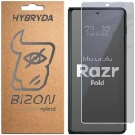 Prywatyzujące szkło hybrydowe Bizon Hybrid Shadow do Motorola Razr Fold, matowe