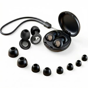 Zatyczki do uszu Tech-Protect QuietFit, czarne