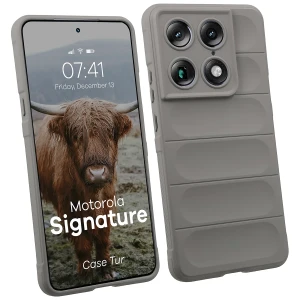 Pancerne etui Bizon Case Tur do Motorola Signature, jasnoszare