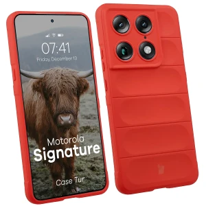 Pancerne etui Bizon Case Tur do Motorola Signature, czerwone