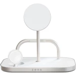 Bezprzewodowa ładowarka biurkowa ZENS 4w1 Wireless Charger 60W Qi2 / USB-C, biała