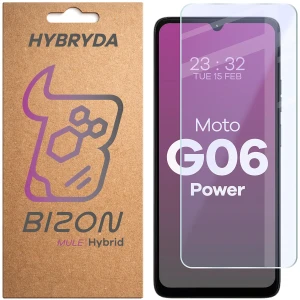 Elastyczne szkło hybrydowe Bizon Hybrid Mule do Motorola Moto G06 Power