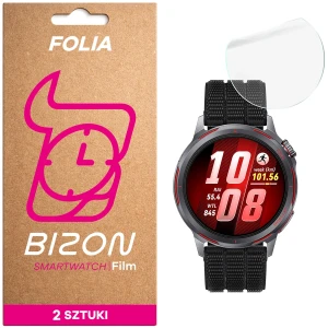 Folia hydrożelowa na ekran Bizon Watch Film Hydrogel Duo do Huawei Watch GT Runner 2, 2 sztuki