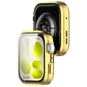 Etui z osłoną ekranu Bizon Case Watch Felipe do Huawei Watch Fit 5, złote