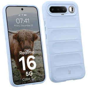 Pancerne etui Bizon Case Tur do Realme 16 5G, jasnoniebieskie