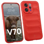 Pancerne etui Bizon Case Tur do Vivo V70 5G, czerwone