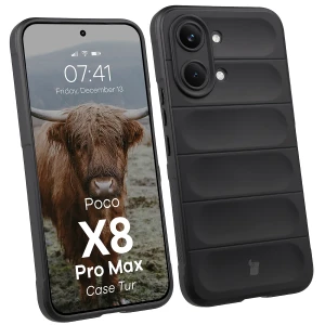 Pancerne etui Bizon Case Tur do Xiaomi POCO X8 Pro Max, czarne