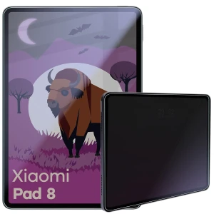 Prywatyzujące szkło hybrydowe Bizon Tab Hybrid Shadow do Xiaomi Pad 8, matowe