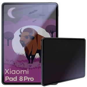 Prywatyzujące szkło hybrydowe Bizon Tab Hybrid Shadow do Xiaomi Pad 8 Pro, matowe