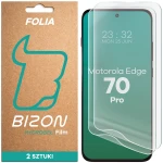 Folia hydrożelowa na ekran Bizon Film Hydrogel Front Duo do Motorola Edge 70 Pro, 2 sztuki