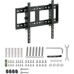 Uchwyt ścienny 3mk Hardy SlimGrip Pro 80 do telewizora / monitora 32–80" z VESA, czarny