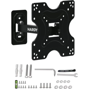 Uchwyt ścienny 3mk Hardy SlimGrip 20 do telewizora / monitora 14–42" z VESA, czarny