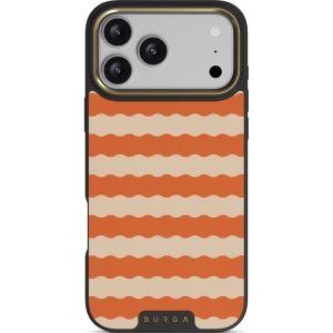 Etui Burga Elite Dark MagSafe do iPhone 17 Pro Max, Papaya Gold