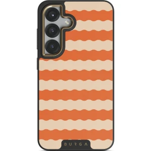 Etui Burga Elite Dark MagSafe do Galaxy S25, Papaya Gold