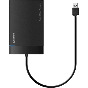 Kieszeń na dysk Ugreen US221, obudowa dysku twardego na dysk SATA 2,5" z portem USB-A, 5 Gb/s, czarna