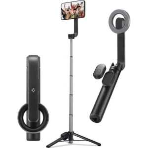 OUTLET: Uchwyt, kijek, statyw Spigen S570W MagSafe Bluetooth Selfie Stick Tripod, czarny