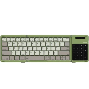OUTLET: Kompaktowa klawiatura składana, Bluetooth z Touchpadem, Nillkin Pocket Keyboard, zielona