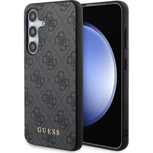OUTLET: Etui Guess HardCase 4G Metal Gold Logo do Galaxy A55, czarne