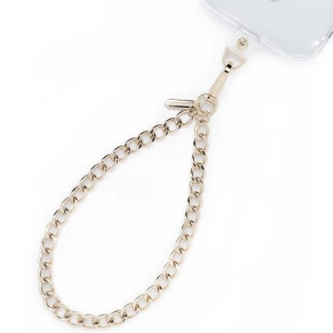 OUTLET: Łańcuszek, smycz uniwersalna na nadgarstek,  do smartfona Crong Phone Charm, złoty