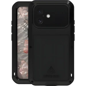 OUTLET: Etui pancerne + szkło LOVE MEI Powerful do iPhone 17, czarne