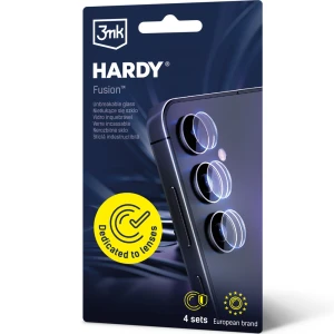4x Szkło hybrydowe na soczewki aparatu, 3mk Hardy Fusion Lens Protection do Xiaomi 17T
