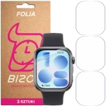 Folia ochronna na ekran zegarka Bizon Watch Film HydroFlex do Huawei Watch Fit 5, 3 sztuki