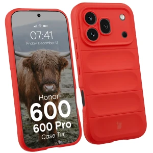 Pancerne etui Bizon Case Tur do Honor 600 5G / 600 Pro 5G, czerwone
