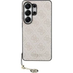 Etui Guess Charms Collection MagSafe Classic Logo with Charm do Galaxy S26 Ultra, różowe ze złotą zawieszką