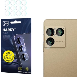 4x Szkło hybrydowe na soczewki aparatu, 3mk Hardy Fusion Lens Protection do Xperia 1 VIII