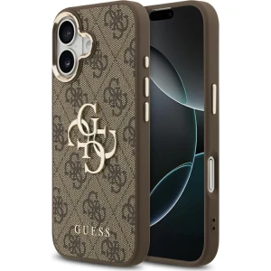 Etui Guess Hardcase 4G Big 4G Classic Logo do iPhone 17, brązowe