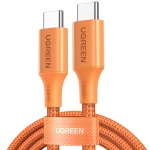 Kabel do szybkiego ładowania i przesyłania danych Ugreen L502 100W USB-C do USB-C, PD 3.0, 480 Mbps, 5A, 1 m, pomarańczowy