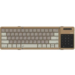 OUTLET: Kompaktowa klawiatura uniwersalna, Bluetooth z Touchpadem, Nillkin Pocket Keyboard, khaki
