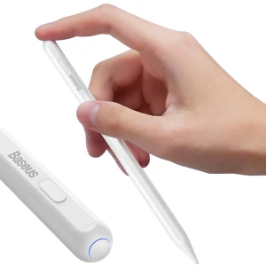 OUTLET: Rysik Baseus Smooth Writing 2 Overseas z ładowaniem przewodowym i indukcyjnym do iPad / iPad Pro / iPad Air / Mini, biały