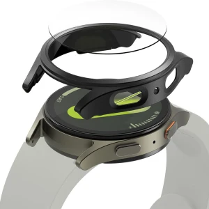 OUTLET: Etui + szkło Ringke Slim & Tempered Glass do Galaxy Watch 7 44mm, czarne