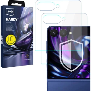 OUTLET: Szkło hybrydowe, 3mk Hardy Fusion do Galaxy Z Flip7, 2 szt