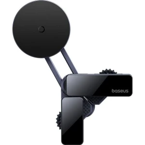 OUTLET: Uchwyt samochodowy magnetyczny na ekran multimedialny, Baseus MaxView do MagSafe, szary