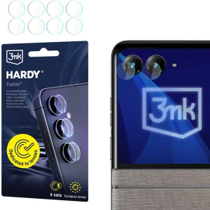4x Szkło hybrydowe na soczewki aparatu, 3mk Hardy Fusion Lens Protection do Motorola Razr 70 Plus / 70 Ultra