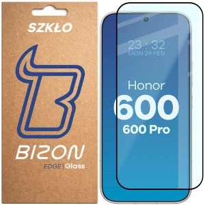 Szkło hartowane Bizon Glass Edge do Honor 600 5G / 600 Pro 5G, czarna ramka