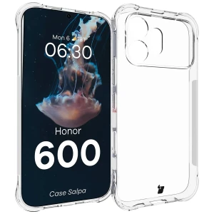 Elastyczne etui Bizon Case Salpa do Honor 600 5G, przezroczyste