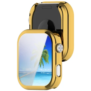 Etui z osłoną ekranu Bizon Case Watch Felipe do Xiaomi Redmi Watch 6, złote