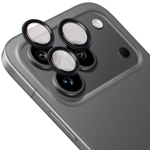 Szkło na aparat Bizon Glass Snap Lens do Honor 600 Pro 5G, 1 zestaw, czarna ramka