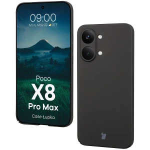 Etui Bizon Case Łupka do Xiaomi POCO X8 Pro Max, czarne