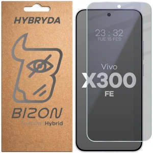 Prywatyzujące szkło hybrydowe Bizon Hybrid Shadow do Vivo X300 FE, matowe
